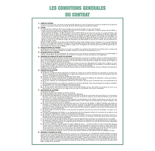EXACOMPTA Feuilles Contrat de location pour locaux meublés - vue 4