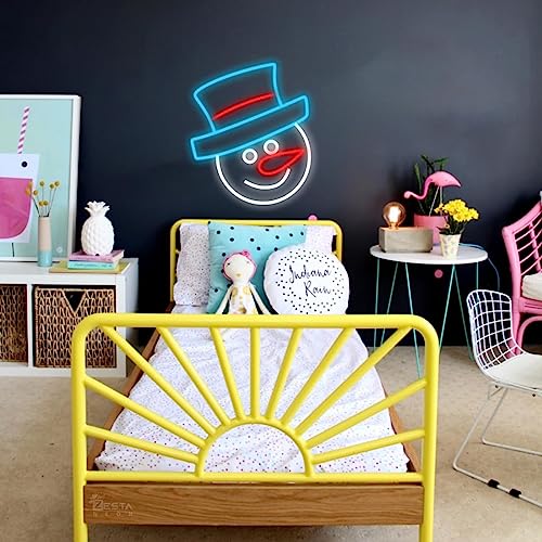 Image of Zesta Neon Sign Board LED Neon Light | Neon Lights for Room Bedroom Decor | Good Vibes Wall Aesthetic | LED Signs for Room Decoration, Logo Light Display