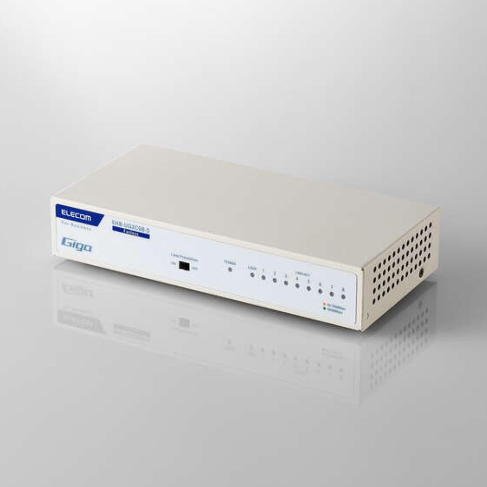 ELECOM　HUB　EHB-UG2C08-S Amazon.co.jp: ELECOM Giga-Adaptive Layer 2 Switch (EHB-UG2C08-S