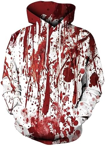 ALISISTER Unisex Hoodie Herren Damen 3D Druck Kapuzenpullover Langarm Hooded Pullover Sweatshirts mit Fleece-Innenseite S-XXL