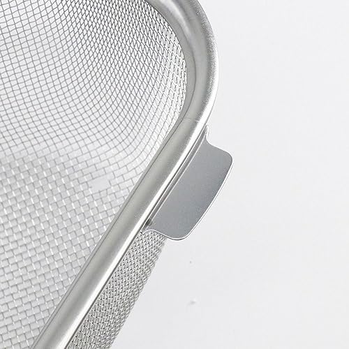 Colador para fregadero triangular de acero inoxidable miniatura 6