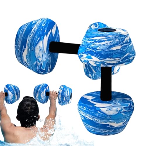 Pesas acuáticas, juego de 2 equipos de fitness antideslizantes, peso de piscina para mujeres y hombres, deportes al aire libre, fitness, musculación, deportes