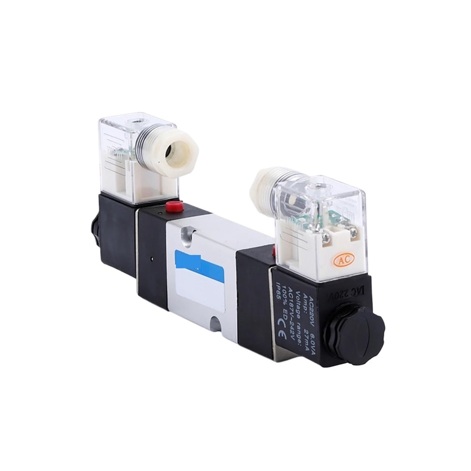 Vanne pneumatique 4M double solénoïde AC220V à commutation rapide et étanche