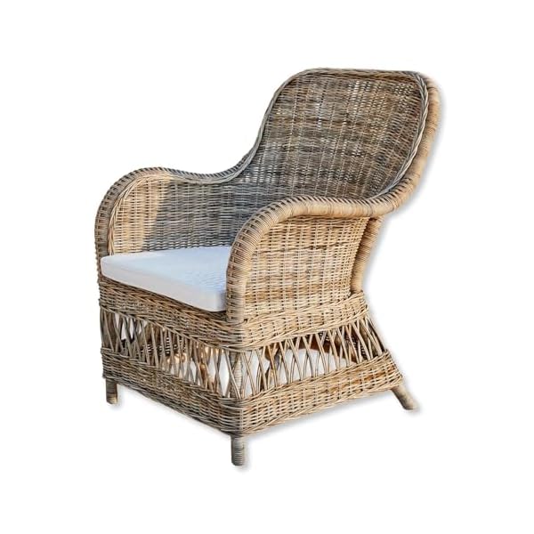 Loberon Outdoorsessel Chandevion Rattan Braun