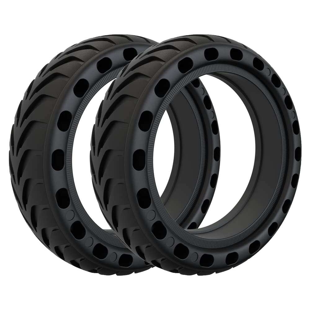 Pack de 2 neumáticos para miscoot, color negro