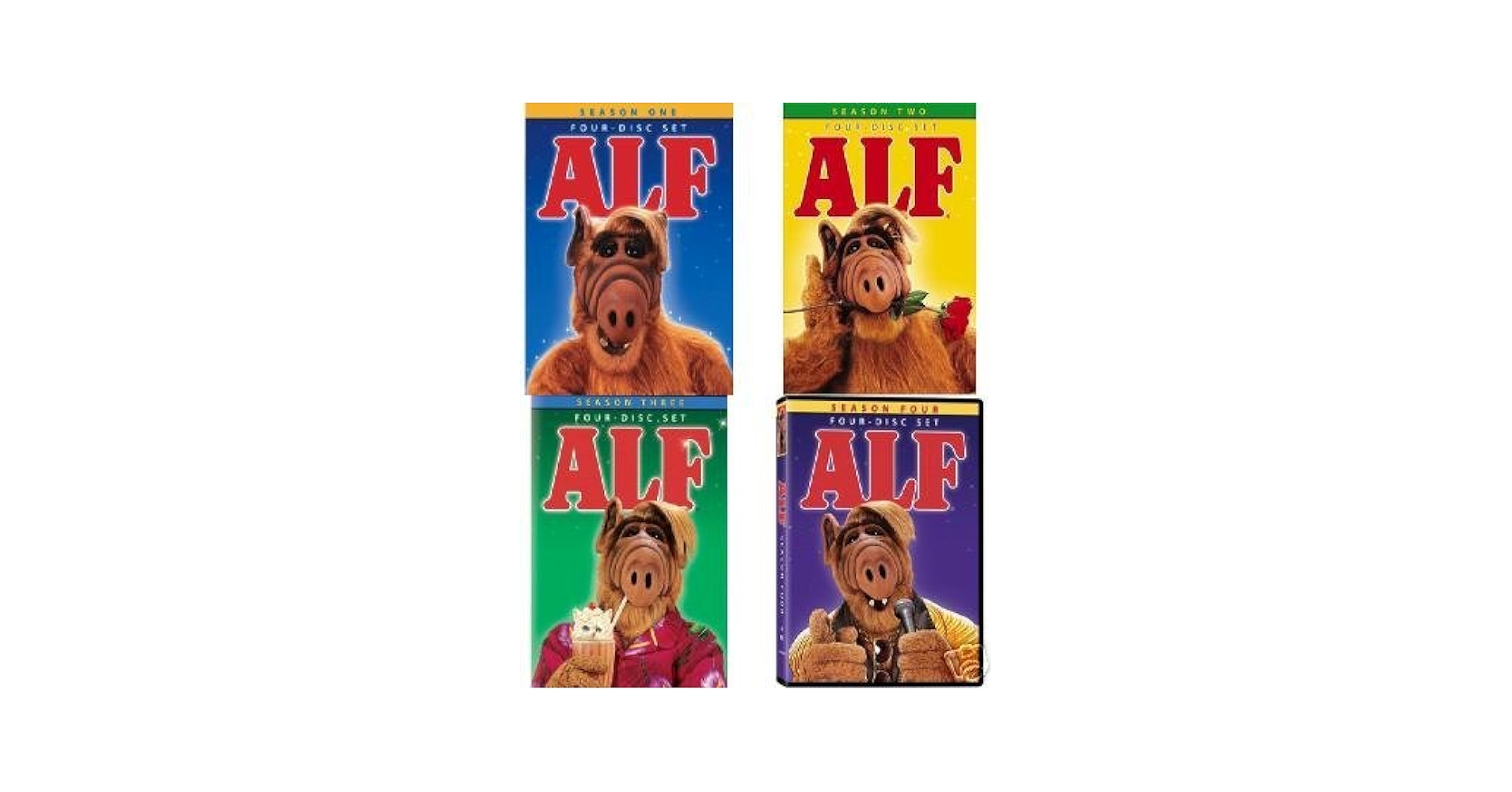 Amazon.com: Alf Complete Seasons 1-4 Bundle DVD : Movies & TV