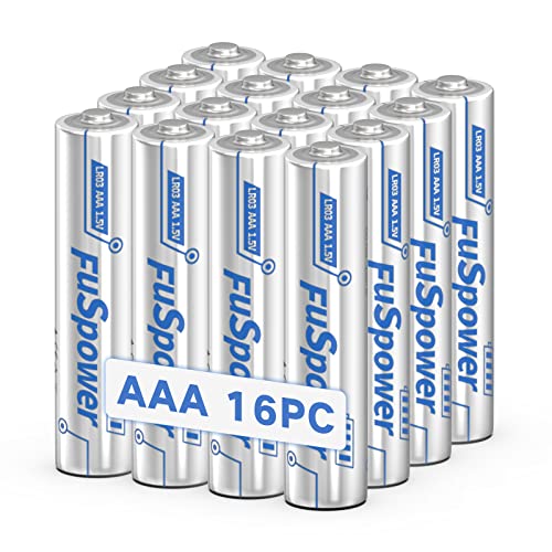 Fuspower AAA Batteries Triple A Battery 1.5 V Alkaline 1200mAh LR03 Battery-10-Year Shelf Life
