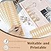 1000 pcs Jewelry Tags, Self Adhesive Jewelry Price Tags Stickers, Kraft Blank Rectangle Ring Tag Label for Necklace Earring Bracelet Pricing Identify