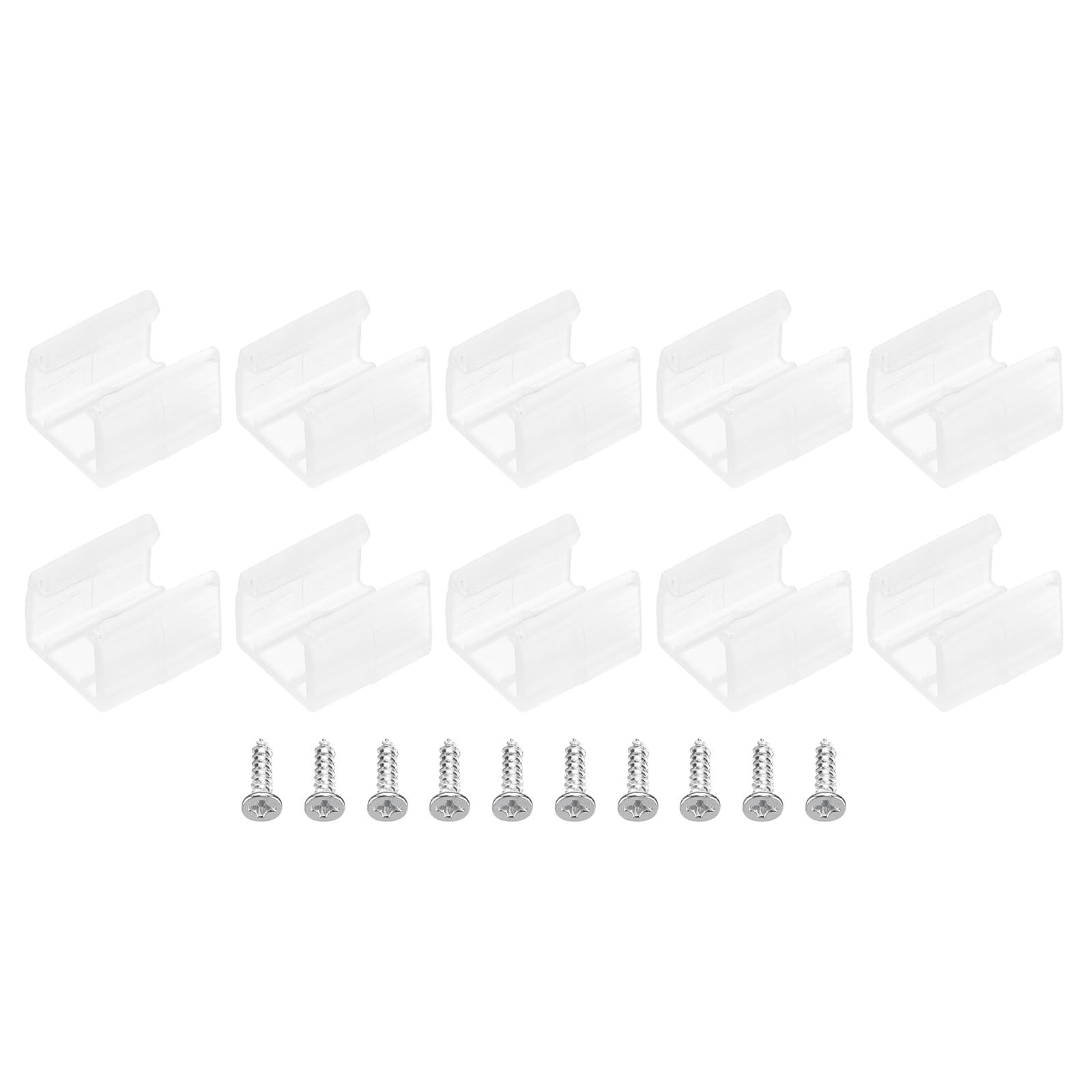 TOP-VIGOR 100Pcs LED Strip Light Clips