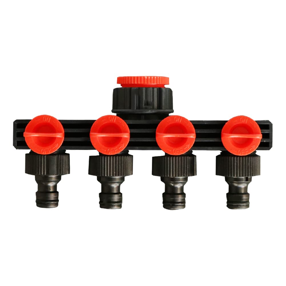 Ctrlzs 4 Way Hose Splitters For Automatic Watering Garden Water Irrigation Tool Faucet Divider