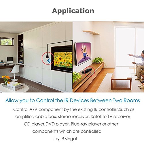 ESYNiC IR Repeater 1 Ricevitore 4 Emettitori