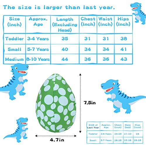 Thinkmax Dinosaur Costume For Toddlers Kids, Halloween Costumes For Toddlers Boys Girls, T-Rex Costume For Halloween Trick Or Treating (T) #TOP1