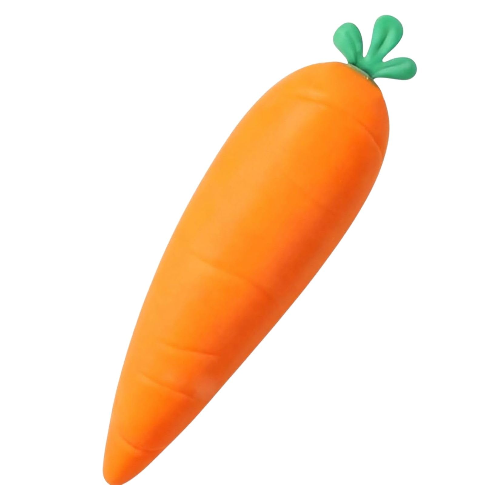 Photo 1 of Carrot Squishy, Slow Rising Stress Relief, 2026 New Realistic Carrot-Shaped Squeeze Ball, Soft Cute, Anxiety Relief Dough Decompression Gift