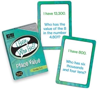 EAI Education I Have, Who Has? Place Value Game: Grades 3-4