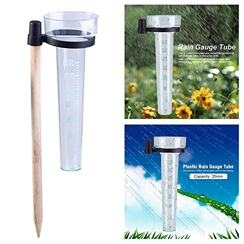 Polystyrene Rain Gauge Up To 35Mm Measurement Tool For Garden Outdoor Water Ground Sticks Record Observation Drop Ship Rainfall #TOP3