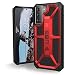 Produktbild Urban Armor Gear Monarch Hülle Samsung Galaxy S21+ 5G (6,7" Zoll) Cover (Wireless Charging kompatibel, Fallschutz nach Militärstandard, Sturzfeste Handyhülle, Ultra Slim Bumper) - rot (Crimson)