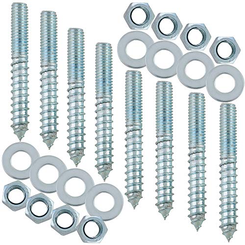 Quick delivery Auleswet M10 Hanger Bolts 3 Inch Length 8 Pack Double