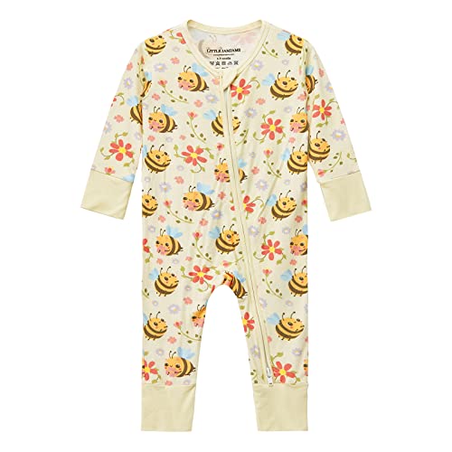 Zippered One-Piece Baby Clothes Footless Sleepers Rompers 0-36 Months