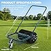 Hubxinly Golf Balls Collector Cart,Hand-Push Golf Ball Collector Picker, Holds Up to 350 Balls No Bending Over Upper Saving Time and Effort Pick Up The Ball Efficiently