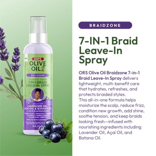ORS Olive Oil Braidzone Spray Leave-In 8 oz miniatura 5