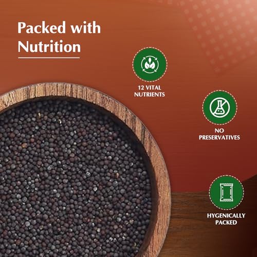 Image of Amazon Brand - Vedaka Mustard (Rai) Whole, Small 200 g
