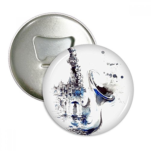 Ouvre-bouteille aimanté et badge bouton pour ne plus rien perdre