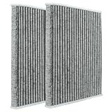 CARBBIA 2PCS 87139-YZZ09 Air Filter with Activated Carbon Replacement Compatible with Dodge Dart L4