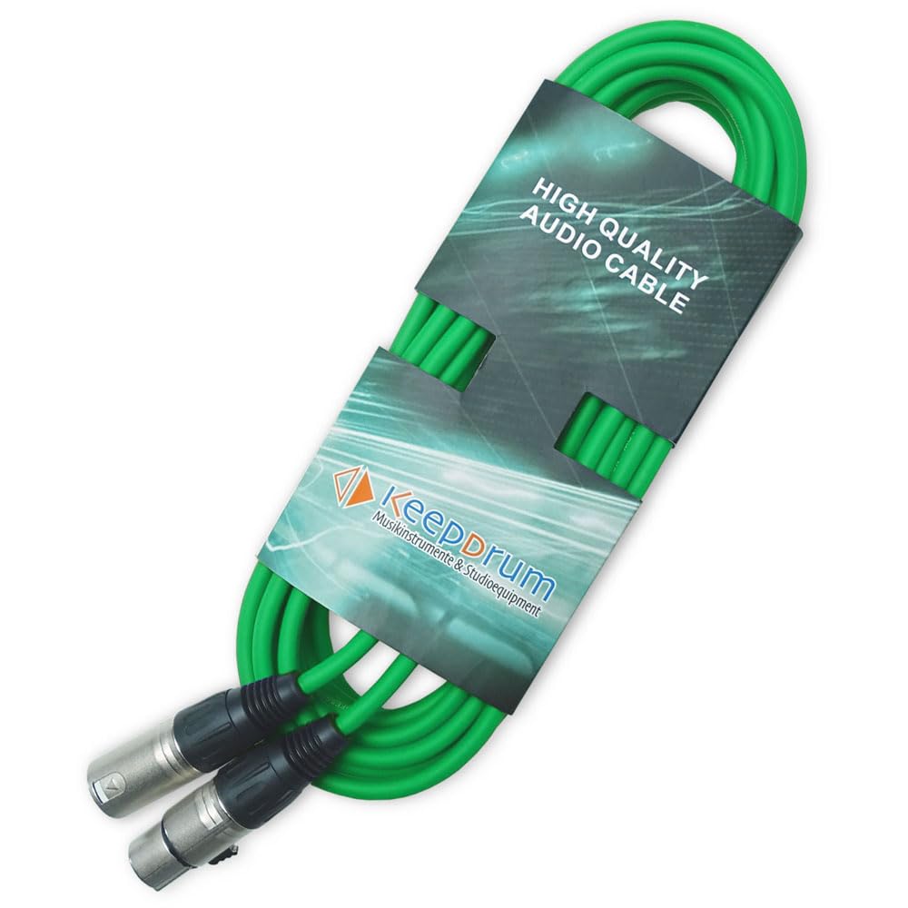 Rode NT1 Signature Green Studio-Mikrofon Grün + keepdrum XLR-Kabel Grün