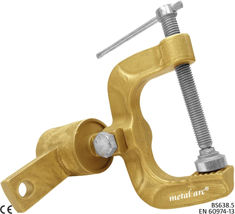 METAL ARC ISI Marked ULTRA PROFESSIONAL XTREME Heavy Duty ROTARY C Type Welding Clamp ST3 Series – ST3B6RR1 – 1600+ Amps (Pack of 2) 2