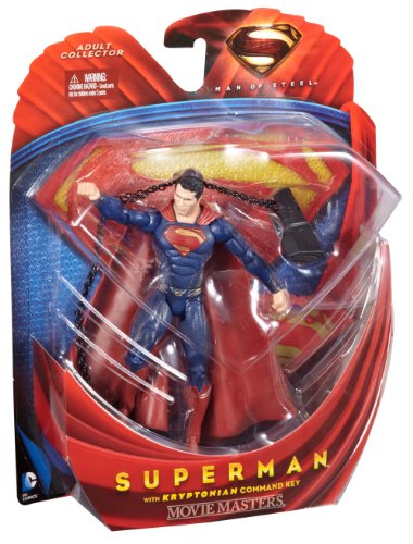Superman Man Of Steel Movie Masters Superman With Kryptonian Key Figure #TOP5