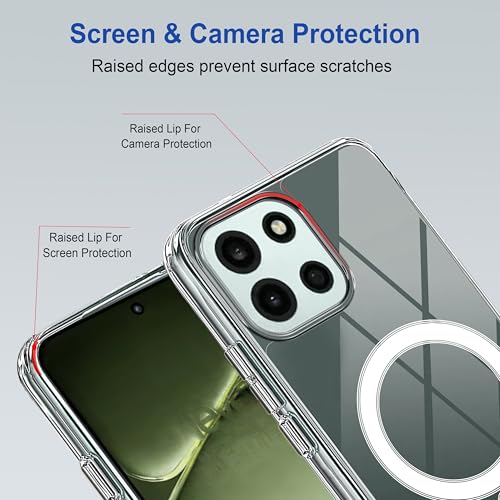 Image of Zapcase Back Case Cover for Oneplus Nord 6 | Compatible for Oneplus Nord 6 Back Cover | Compatible with MagSafe | Scratch-Resistant Back Cover | Clear