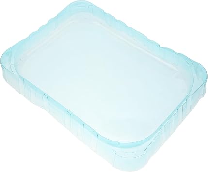 GARVALON Gyro Disk Gyro Stadium Tabletop Gyro Board Game Stadium Gyro Disk for Home Gyro Battle Stadium Burst Gyro Rectangular Gyro Tray Gyro Plate Reusable Gyro Board Plastic Sky-Blue