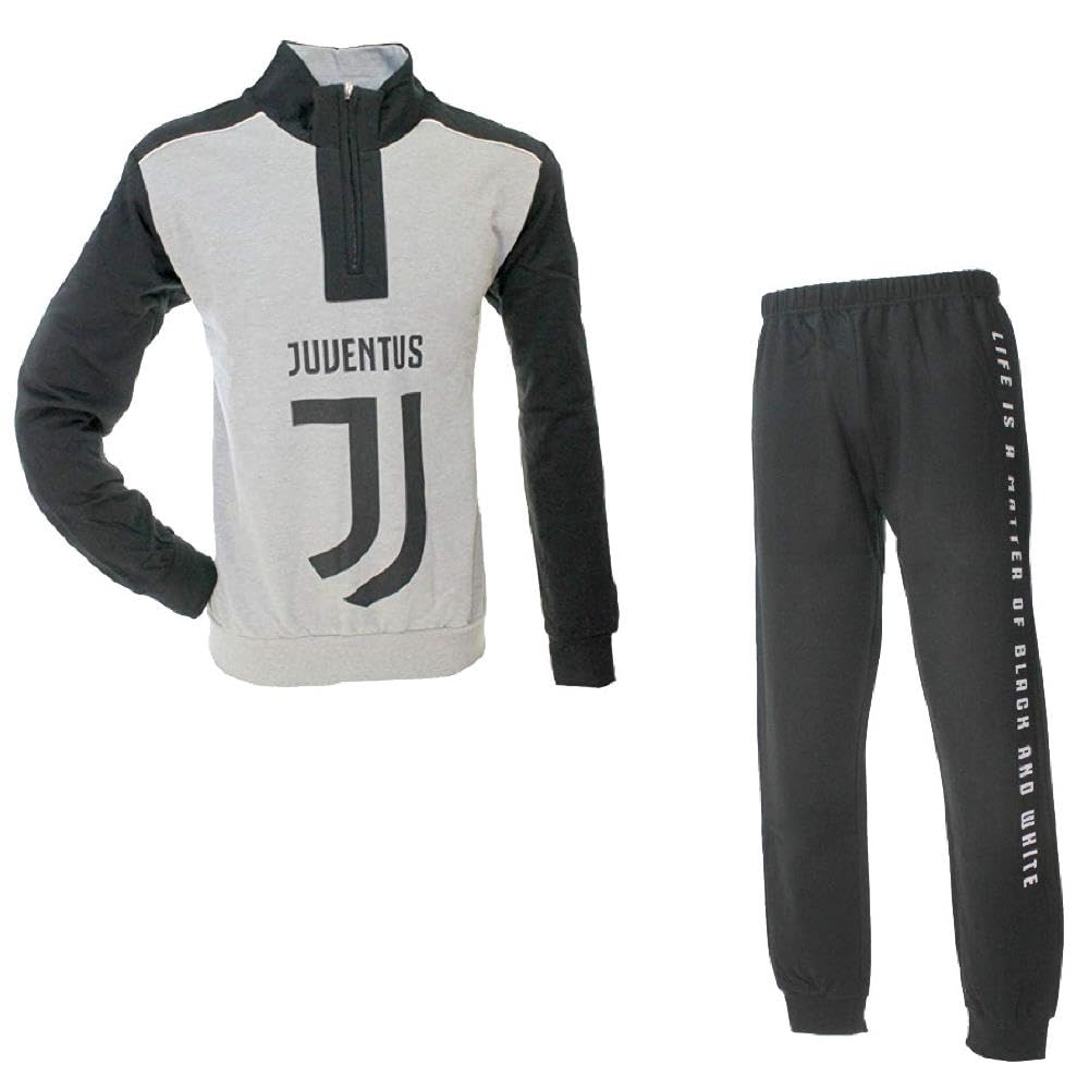 Pigiama Tuta Juventus in Felpa per Bambino Ragazzo Prodotto Ufficiale