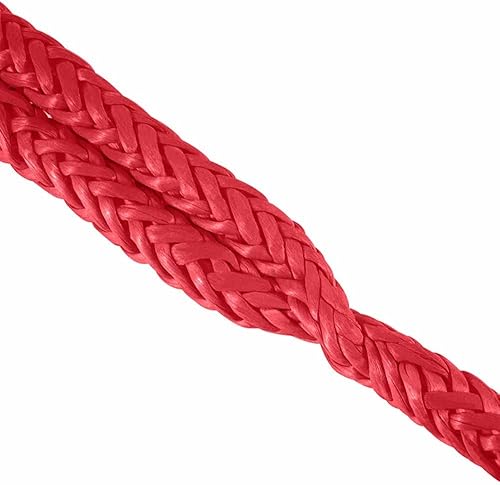 Miniatura 7 de KUBAKA - Grillete de material sintético suave de color naranja de 0.5 x 22 pulgadas para automóvil todoterreno o jeep, resistente, máxima