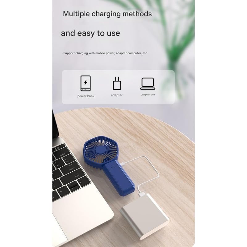 Image of Mastyle Portable Handheld Fan | Mini Rechargeable Cooling Fan for Personal Use, Travel & Outdoor