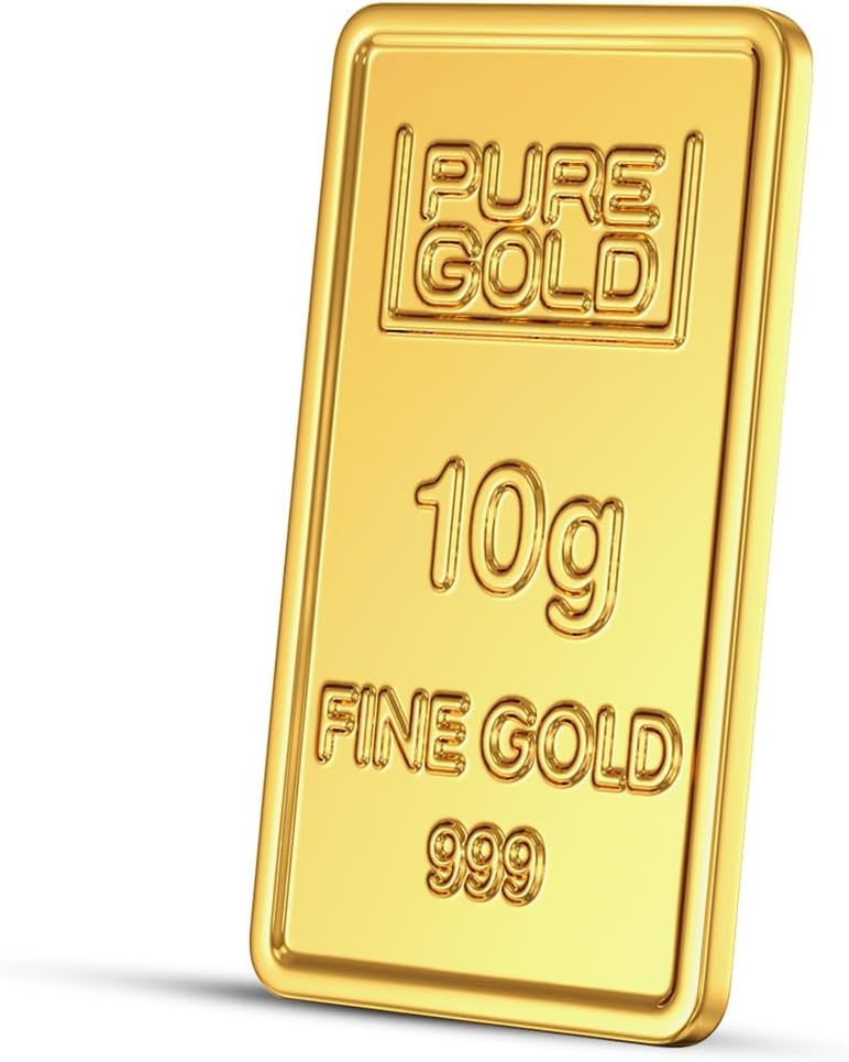 Assayer Certified 10 grams, 24k (999) Yellow Gold Precious Gold Bar