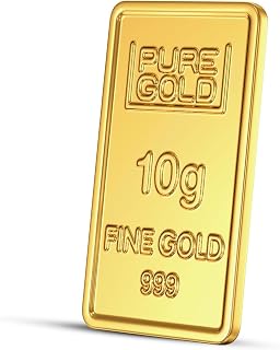 Joyalukkas Assayer Certified 10 grams, 24k (999) Yellow Gold Precious Gold Bar Price In India