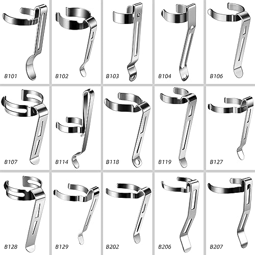 Clip de lampe de poche B119-B207 lot de 15 pour ne plus perdre votre lampe sur votre sac