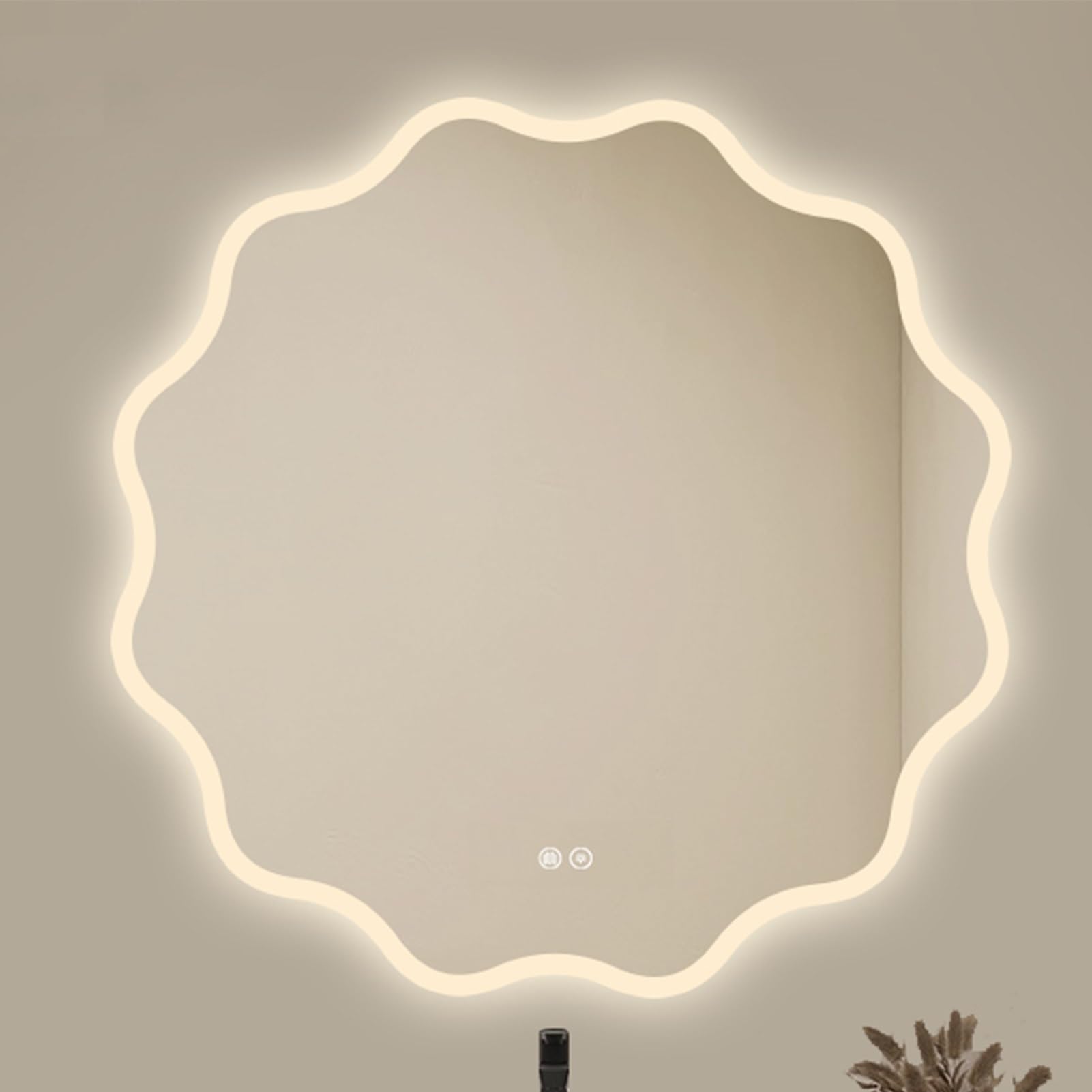 Miroir rond éclairé LED révélez la beauté de votre salle de bain