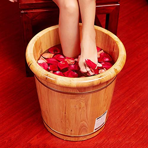 Spa de pies de madera para baño y masaje miniatura 2