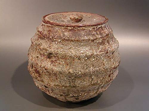 Amazon｜茶道具 水指 粉引唐津 窯変芋頭、 鏡山窯 井上東也作｜茶入 
