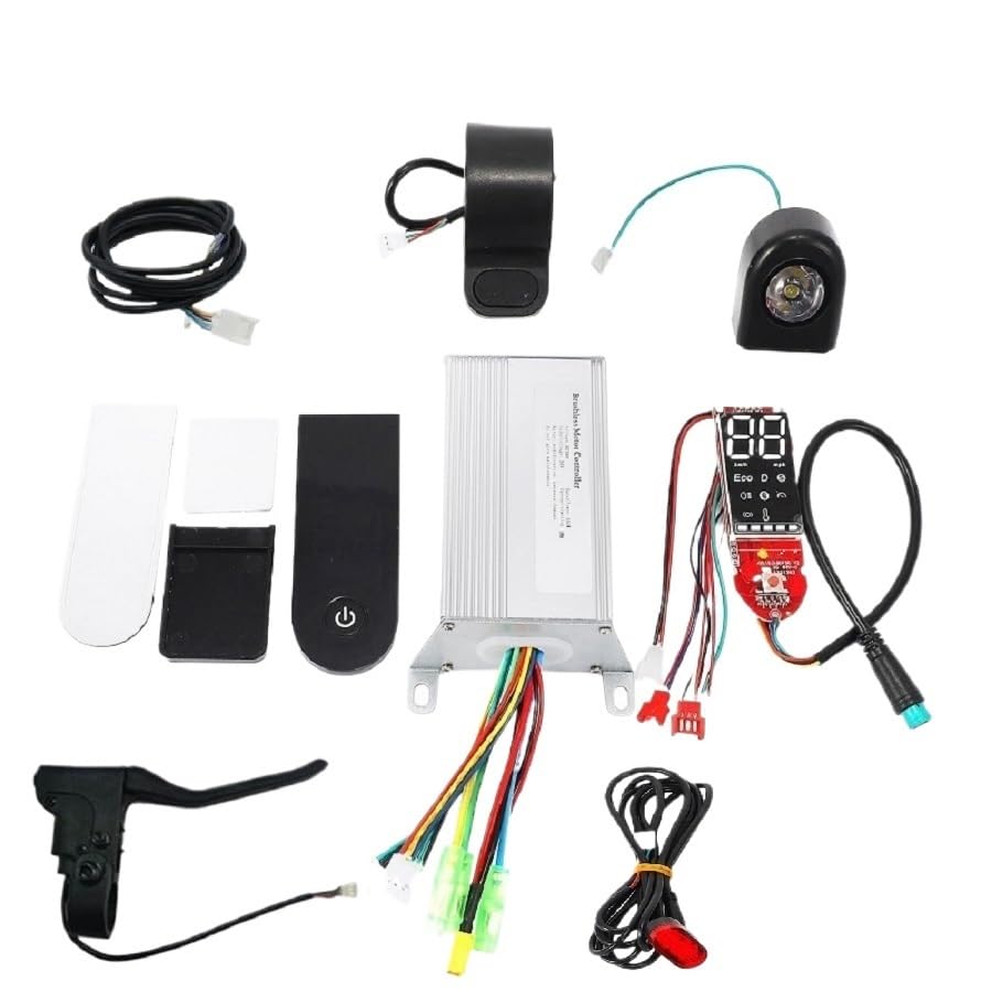 ScooterzubehöR EIN Set Controller Kit Elektroroller Bluetooth Dashboard 36V Set E Scooter Controller(Controller Set)