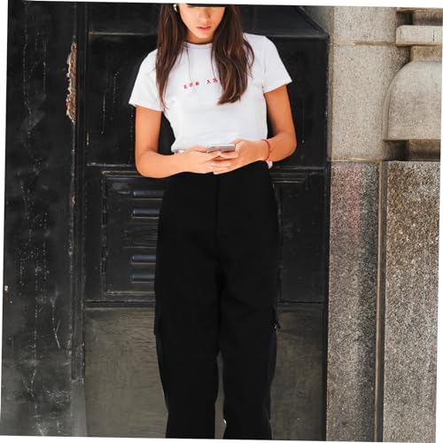 Cargo taille haute filles en polyester pour bouger sans contrainte - 7