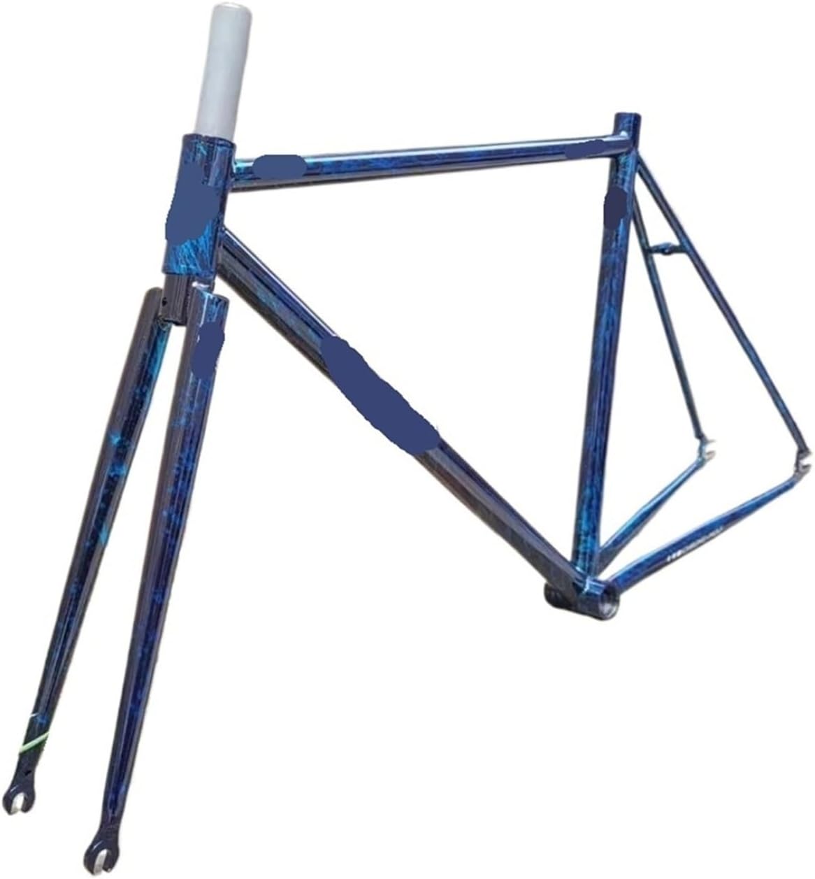 SNM4130 Fixie Frame Single Speed 4130 50cm 52cm 55cm Track and Fork Blue Color