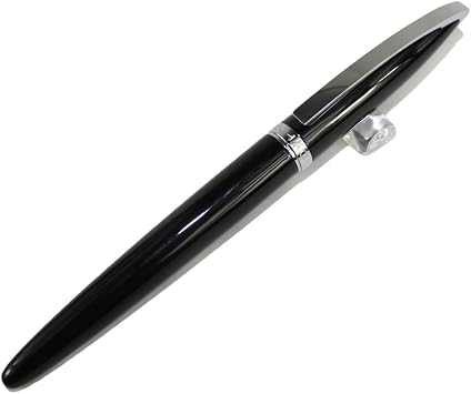 Gullor Advanced Jinhao 156 Fine Nib Fountain Pen Black with Silver Clip