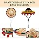 Mini Mexican Sombrero Hüte 4Pcs Bunte Sombrero Hüte Mini Fun Fiesta Strohhut Niedliche Stroh Sombreros für Fiesta Karneval Sommer Mexican Theme Dekorationen Party Favors
