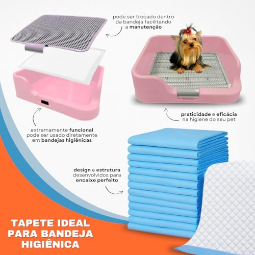 Tapete Higiênico Cachorro Cães Premium 100 Unidades 33x45cm