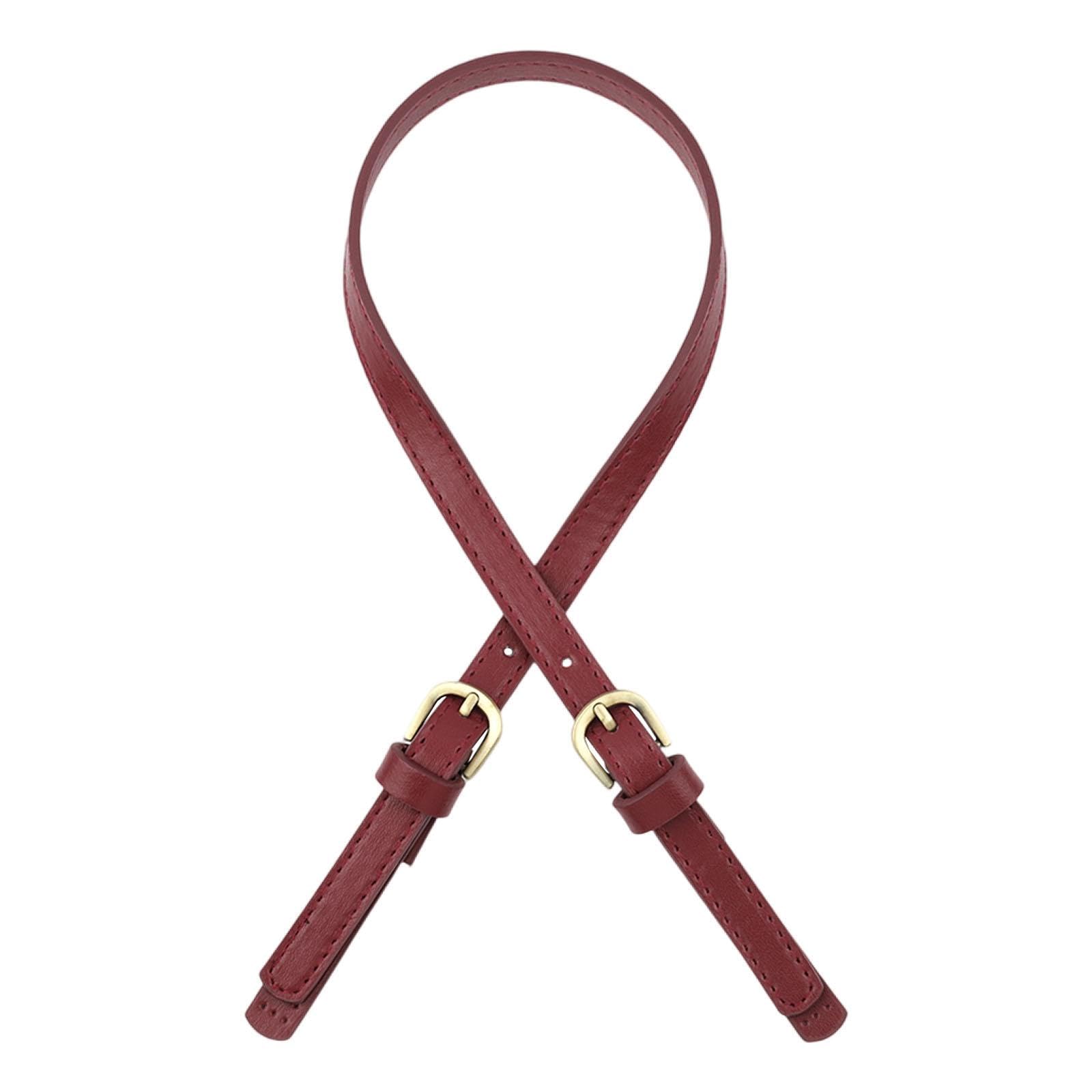 HEAVENGLOW Shoulder Bag Strap Fashion Adjustable Bag Accessories Simple Crossbody Strap Dark red|Handbag Accessories-image-13