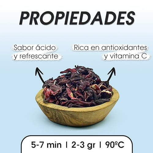 Flor-de-Jamaica-para-Adelgazar-200g-Te-de-Hibisco-para-Reducir-Hinchazon-de-Barriga-Infusion-Antioxidante-y-Natural-para-Bajar-de-Peso-Te-Frio-Detox-para-Aliviar-Inflamacion