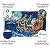Christmas Flag 5ft x 3ft with eyelets - Christmas Banner Santa Claus - Vivid Digital Print - 110Den Thick polyester - Double Seam #1
